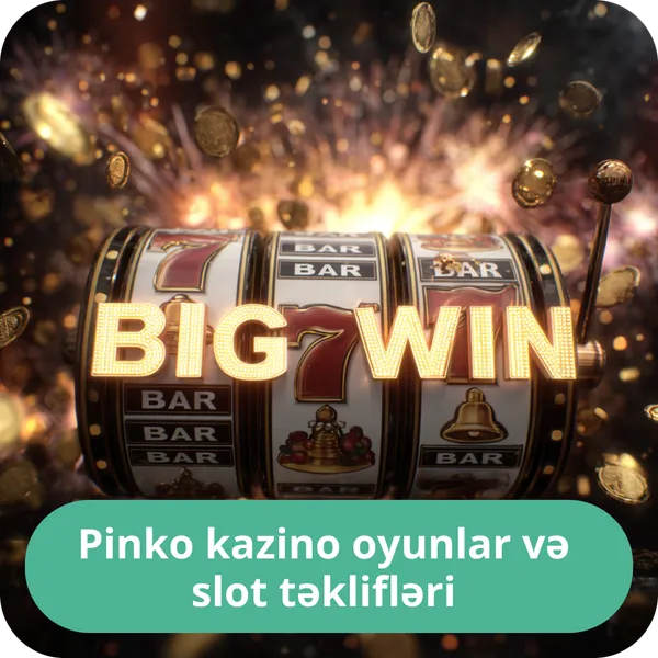 Pinko kazino oyunlar və slot təklifləri